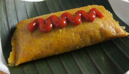 pasteles en hoja